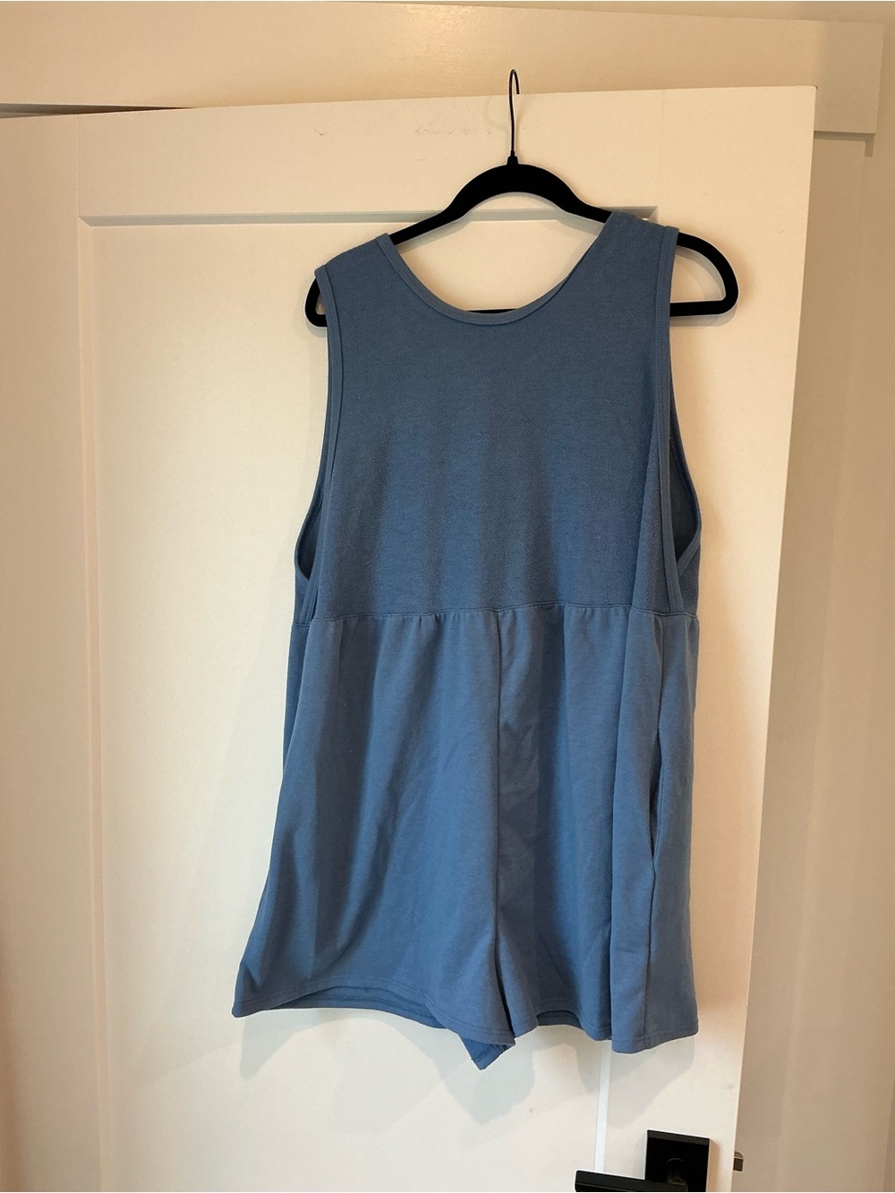 Urban Outfitters Dusty Blue Sleeveless Tank Romper